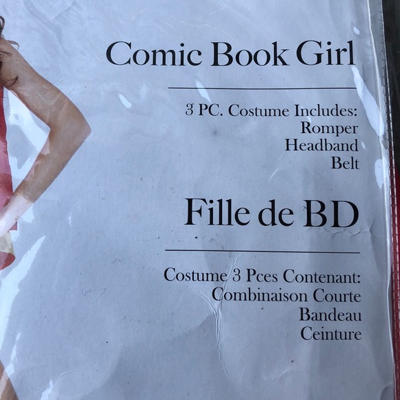 Comic Book Girl Adult Costume! New! - Picture 3 of 5